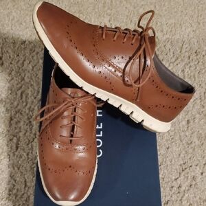 Cole Haan Women's Tan Oxford Shoes